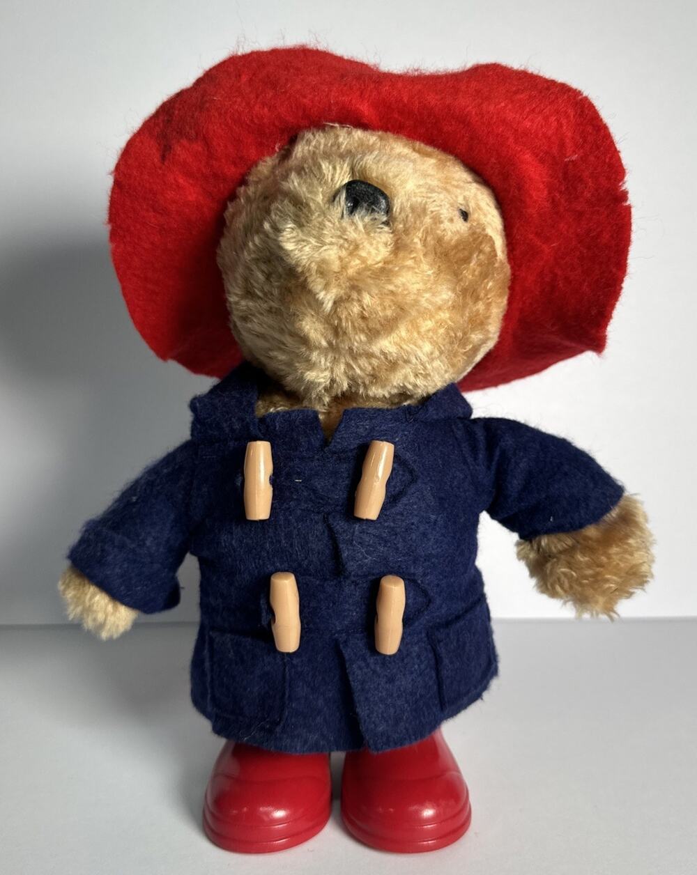 Vintage Wind Up Musical Paddington Bear EDEN 80’s Plush Stuffed Toy